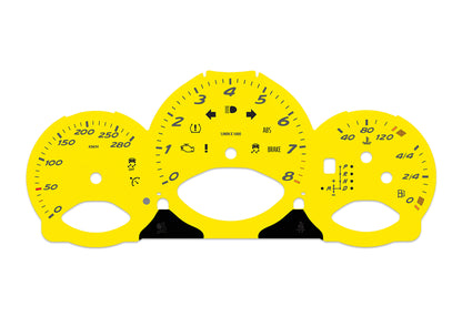Porsche Boxster 987.2 Yellow - Speedometer Dials Gauges