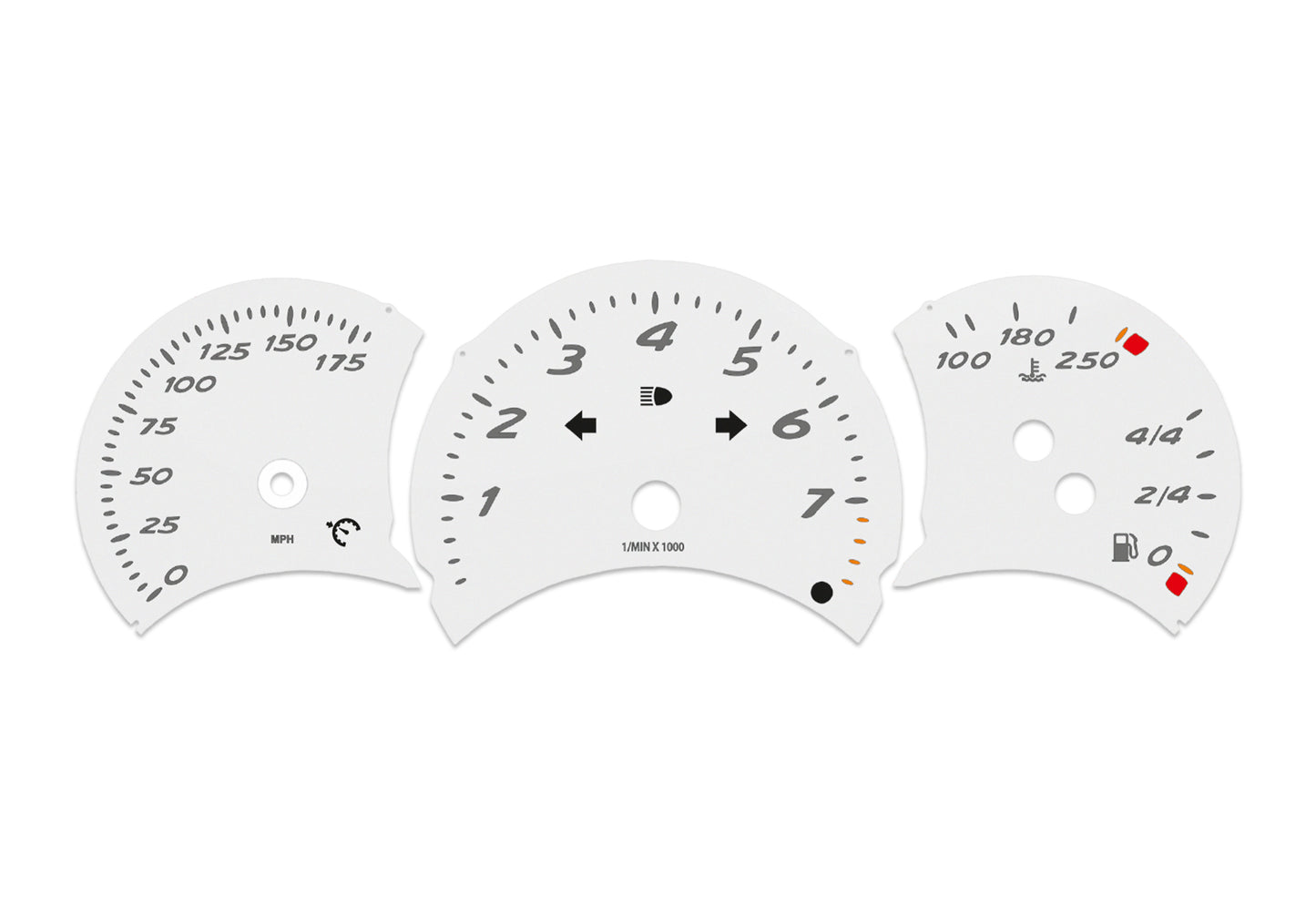 Porsche Boxster 986.1 Grey - Speedometer Dials Gauges