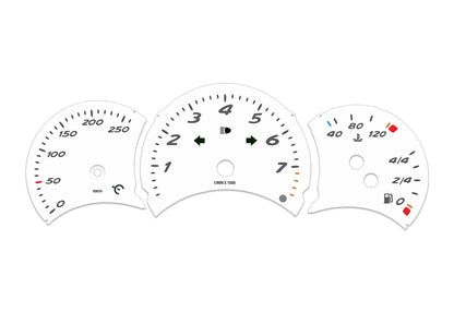 Porsche Boxster 986.1 White - Speedometer Dials Gauges