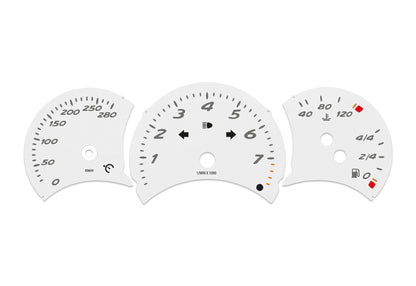 Porsche Boxster 986.1 Grey - Speedometer Dials Gauges