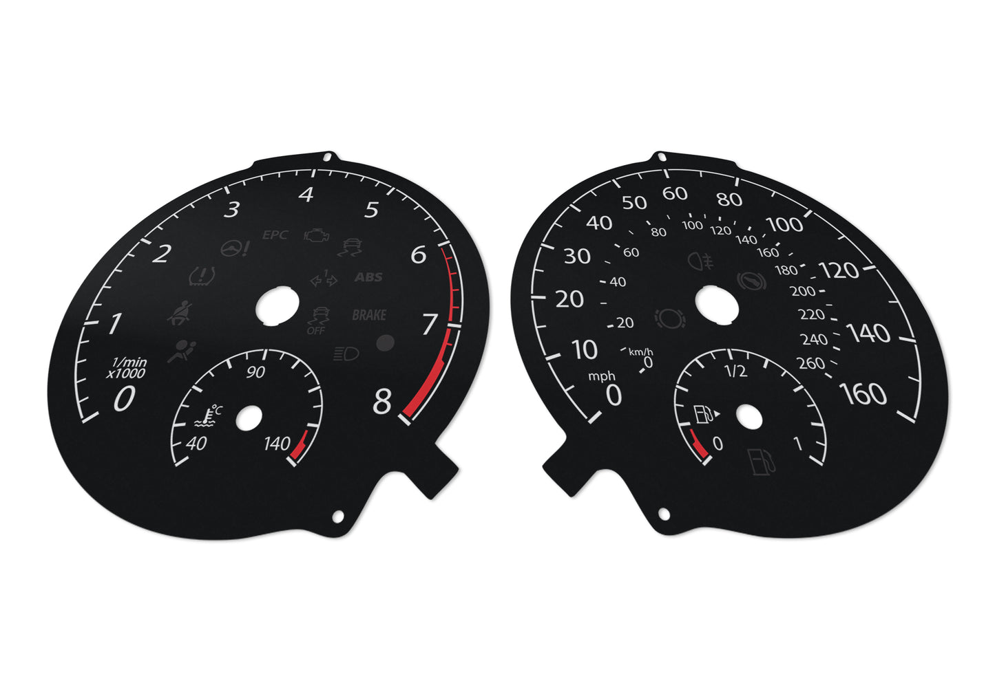 Volkswagen Golf VII 2D - Speedometer Dials Gauges