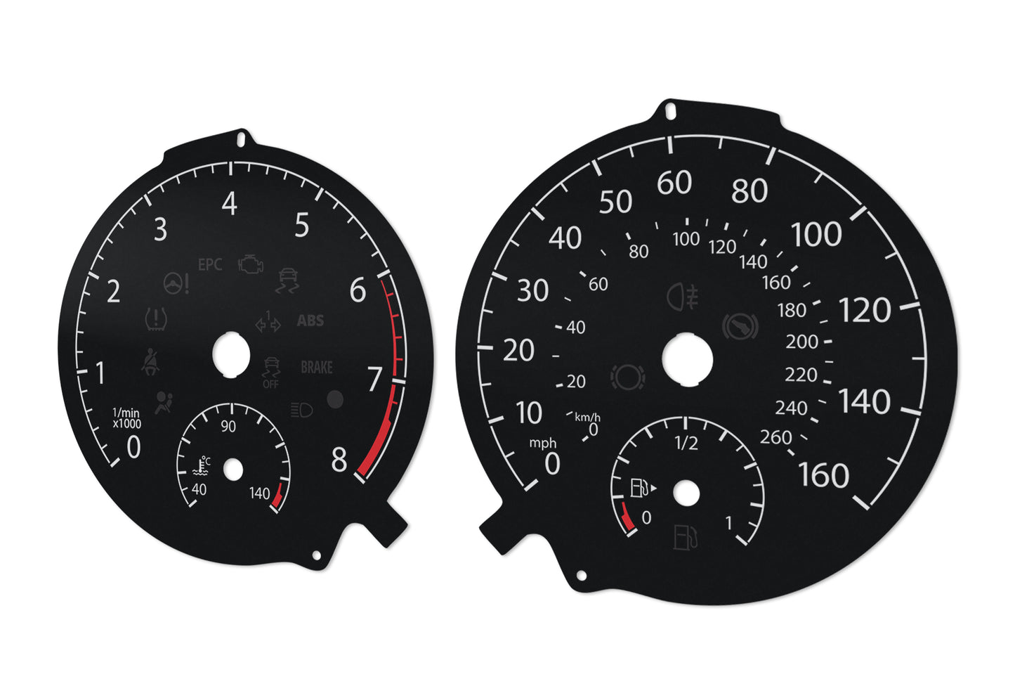 Volkswagen Golf VII 2D - Speedometer Dials Gauges
