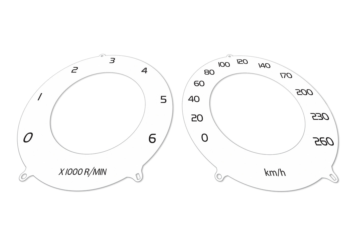 For Volvo XC60 White Diesel  - Speedometer KM/H Gauges